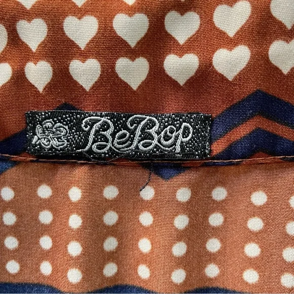 BEBOP CINCH-WAIST SLEEVELESS GEOMETRIC MINI DRESS!! - Picture 7 of 9